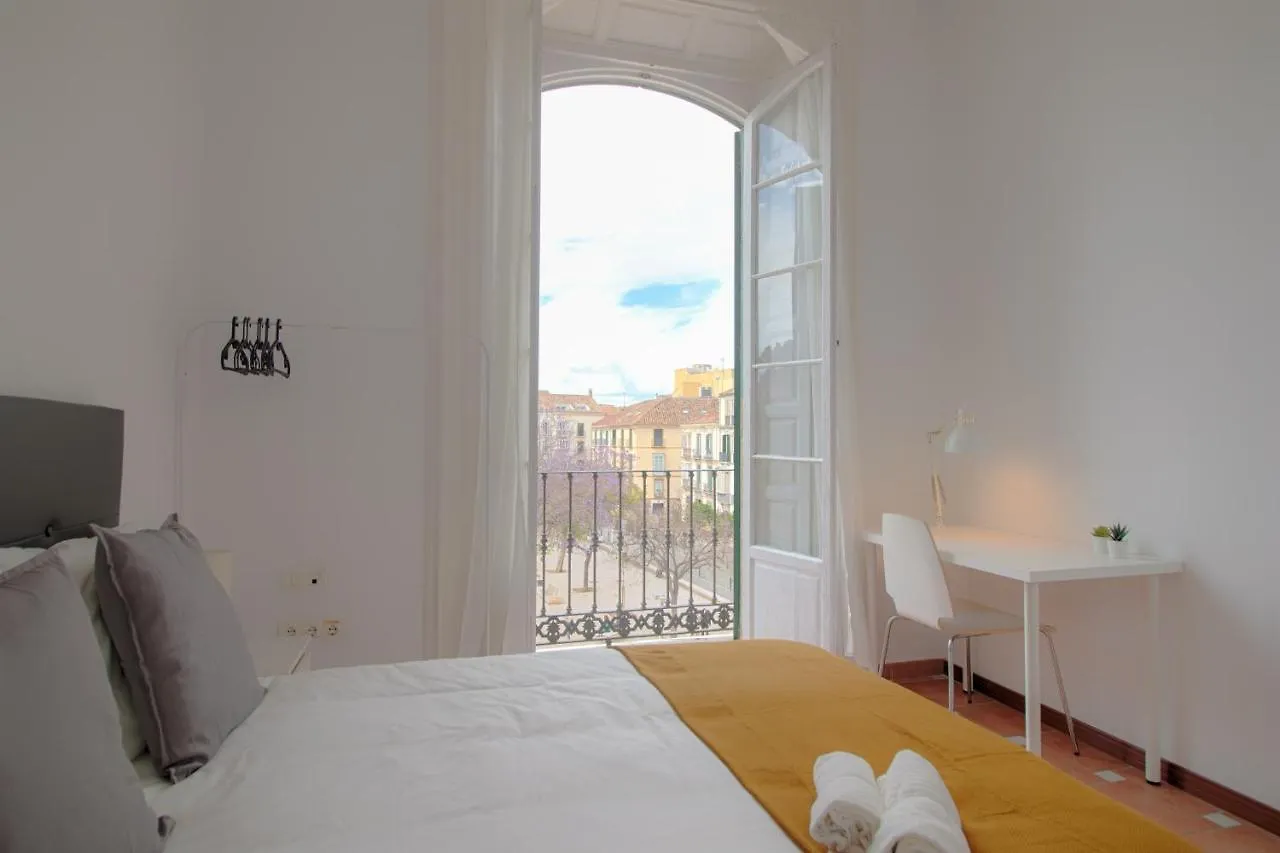 C67 - Shiny 6 Bedrooms In Plaza De La Merced Malaga Apartment